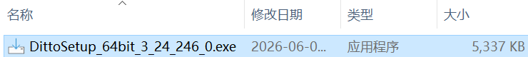 Ditto安装文件